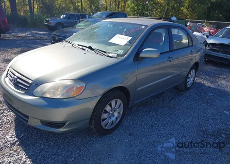 2003 Toyota Corolla Le из США, поврежденный, VIN 1NXBR32E73Z019727